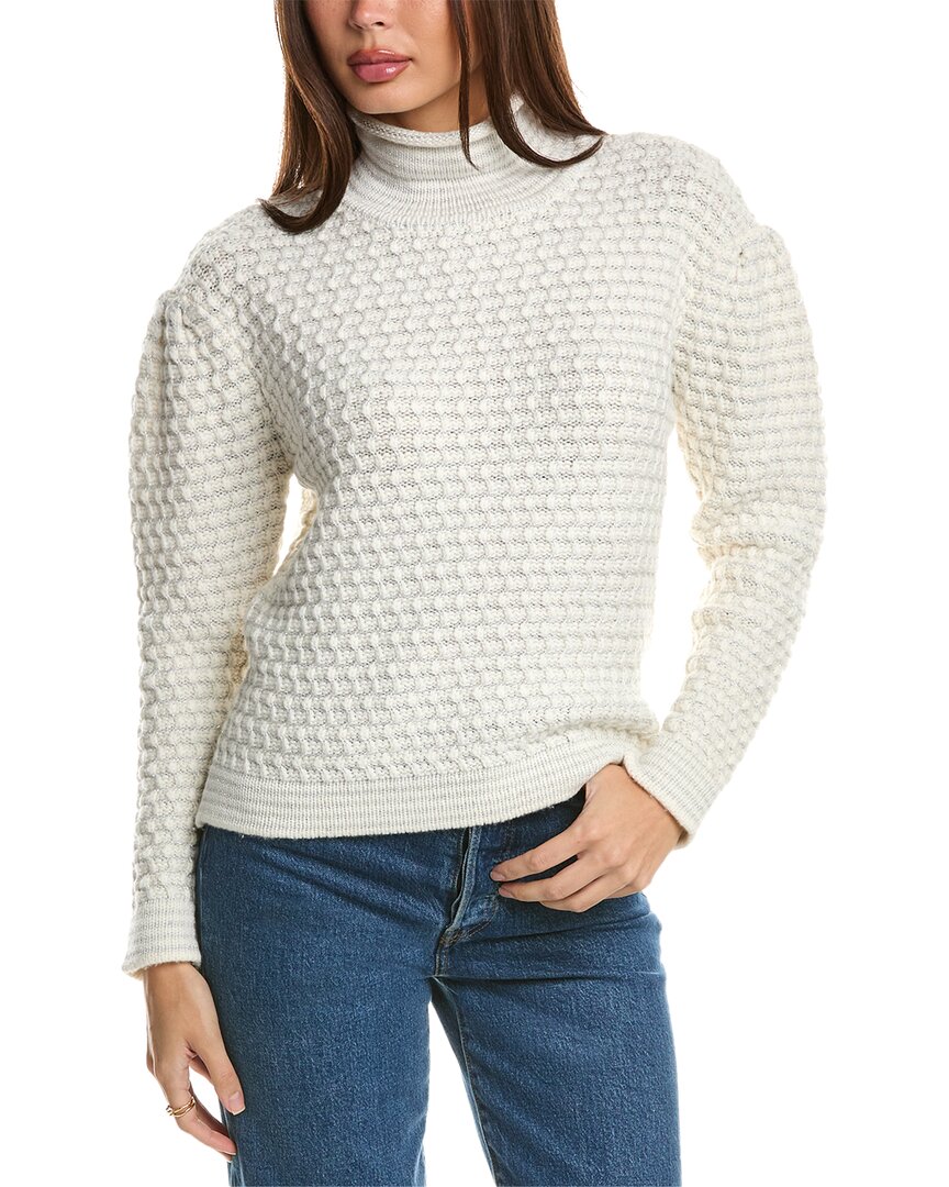 

Свитер Forte Cashmere Lurex Textured Funnel из смеси шерсти и кашемира