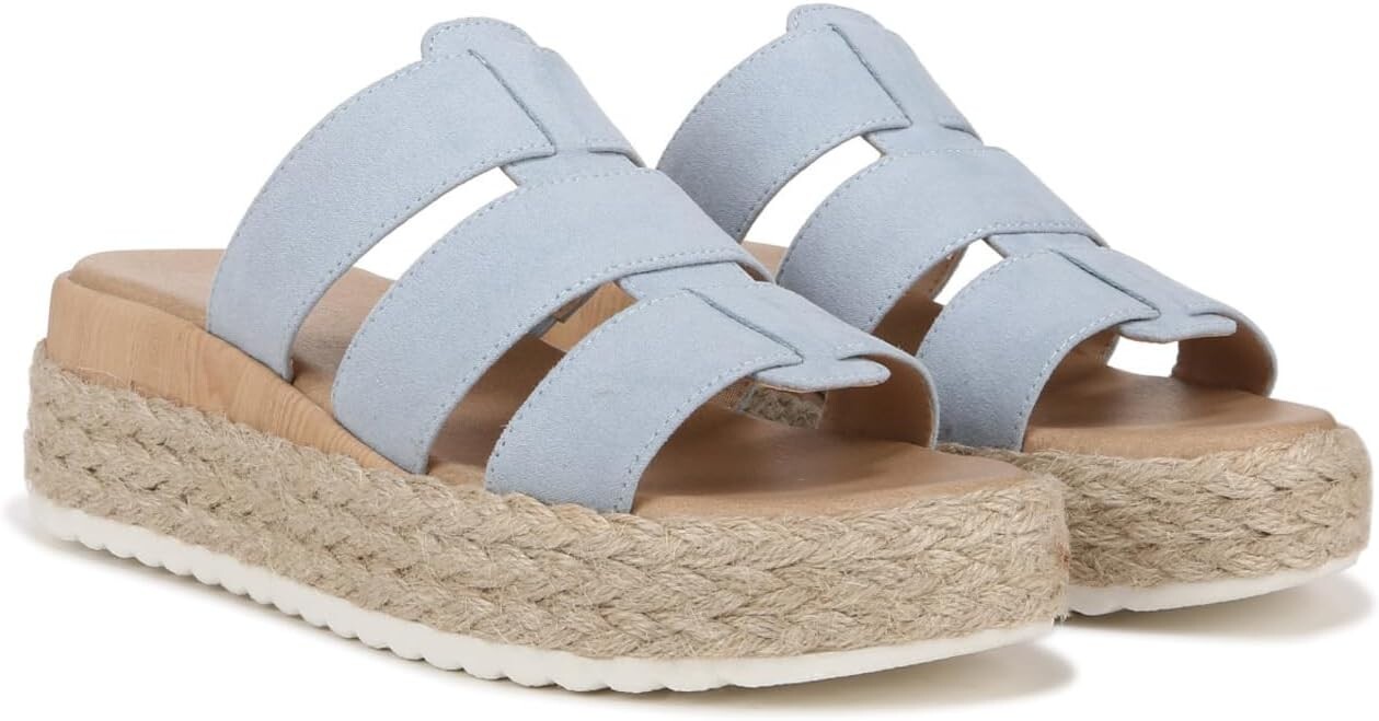

Сандалии Dr. Scholl's Electric Espadrille Sandal, цвет Summer Blue Microfiber