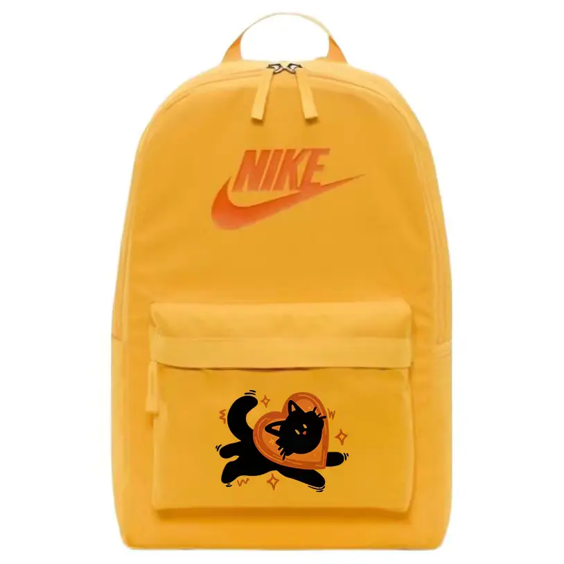 

Nike Тканевый рюкзак унисекс оранжевый Hermes, Heart Cat