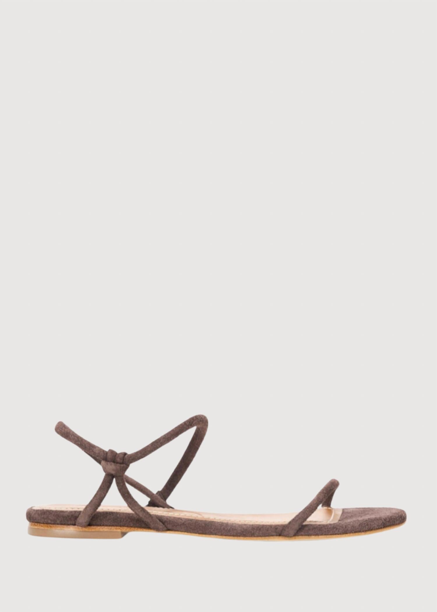 Women's Laurel Strappy Sandal In Mahogany STAUD, Mahogany