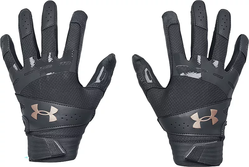 

Женские перчатки для софтбола Under Armour, серый