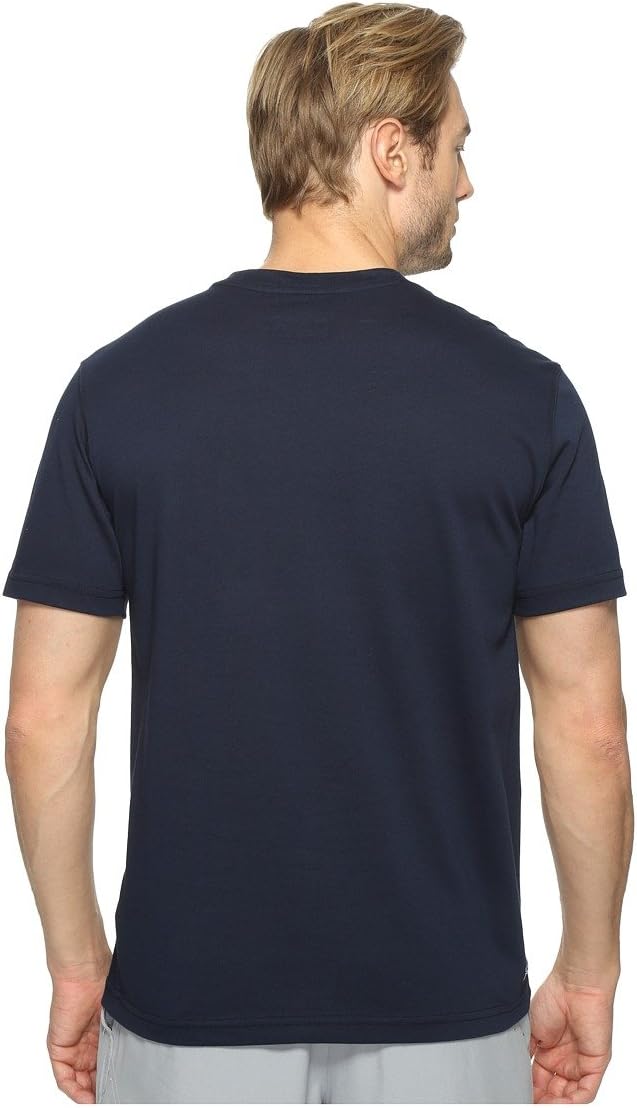 Мужская спортивная футболка Lacoste из ультрасухого хлопка, Navy Blue — фото 3