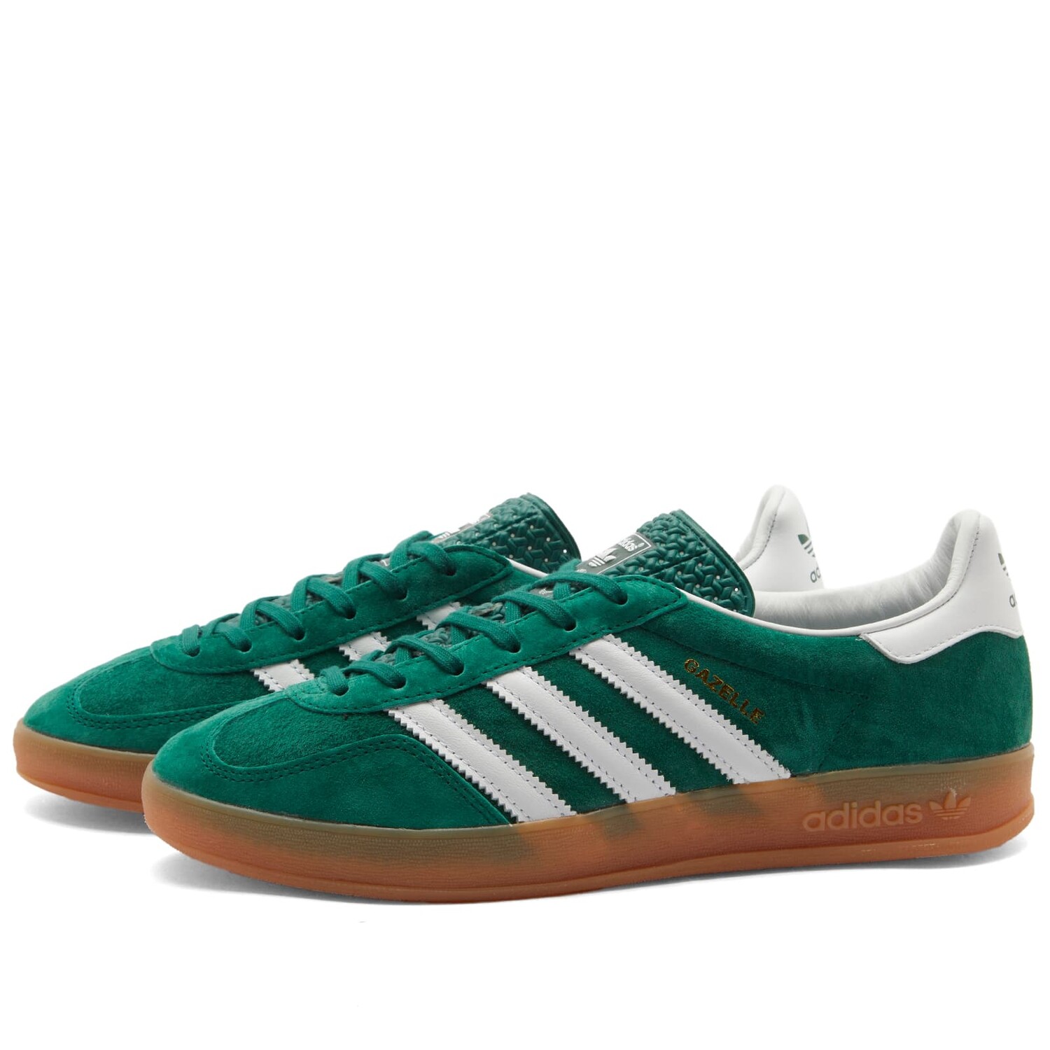 

Кроссовки Adidas Gazelle Indoor, цвет Collegiate Green, White & Gum 2, Зеленый, Кроссовки Adidas Gazelle Indoor, цвет Collegiate Green, White & Gum 2