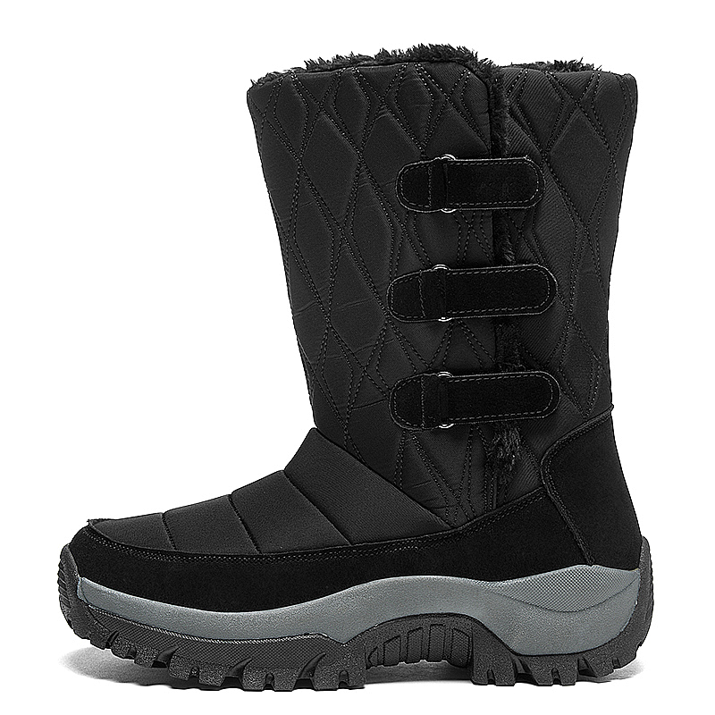 Ботинки Thermal Waterproof Abrasion Resistant Slip Resistant Crew Snow Boots Women's MUSNODO, Black