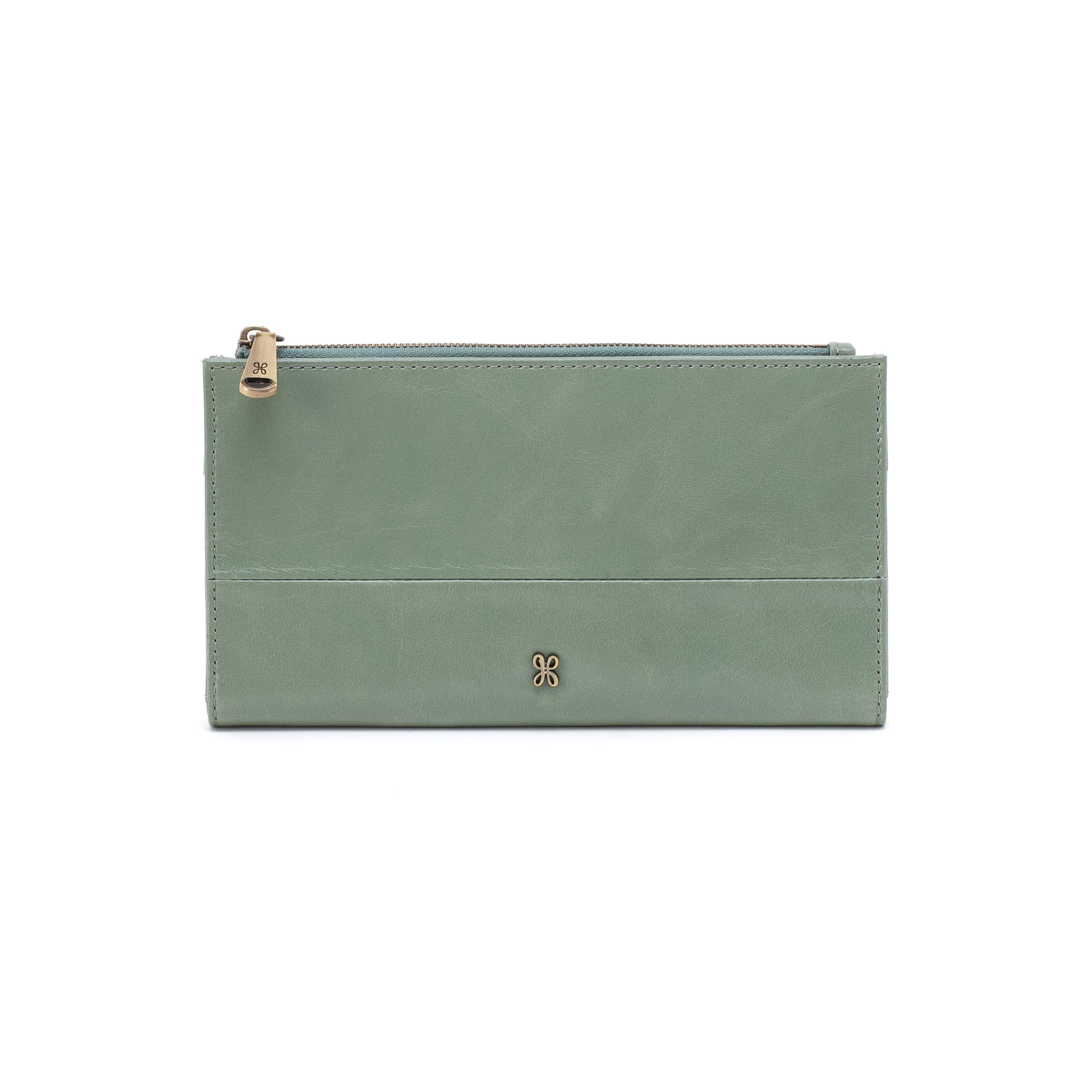 

Кошелек HOBO Jill Large Bifold Wallet, цвет Jade