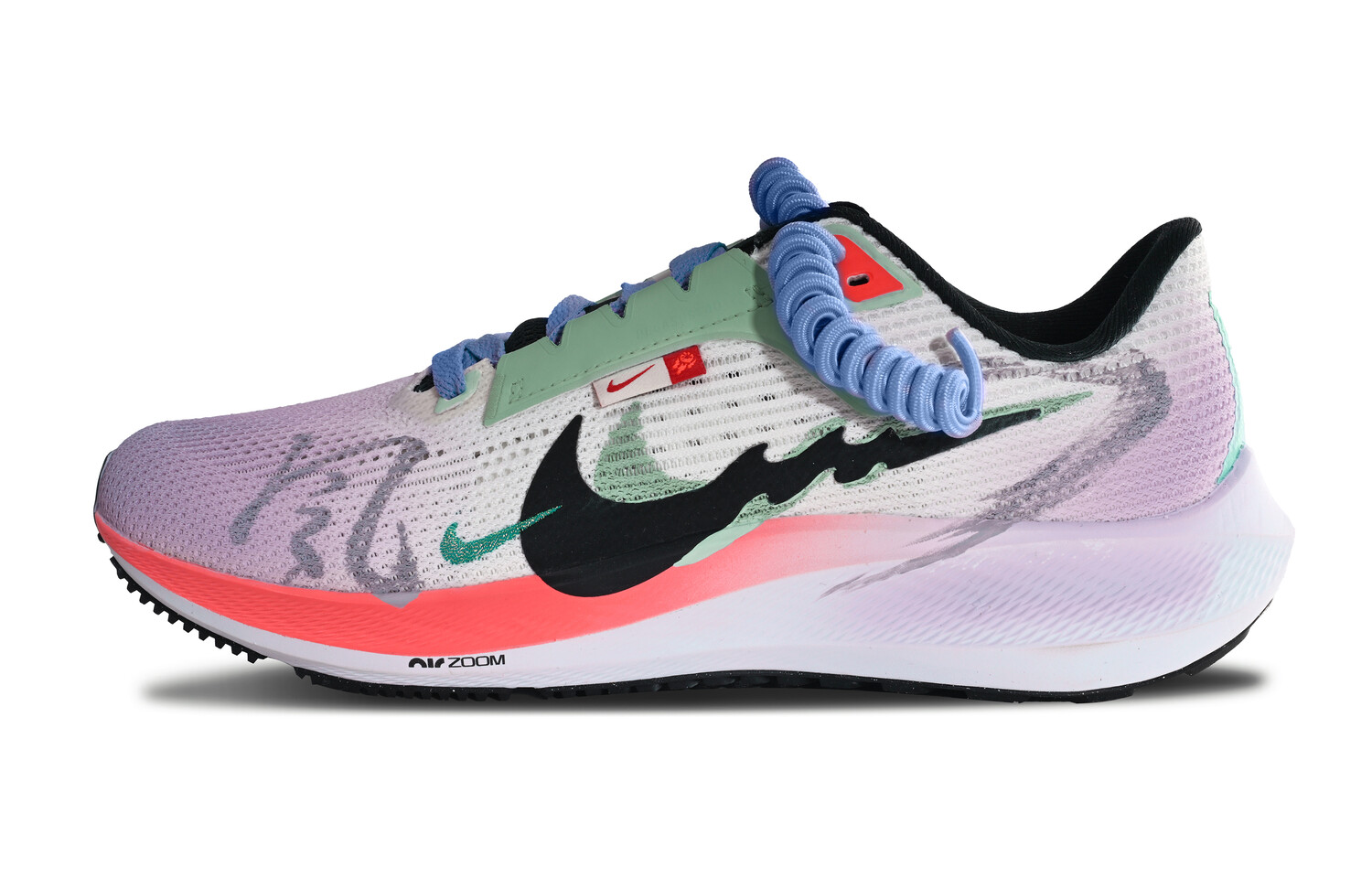 

Кроссовки Air Zoom Pegasus 40 мужские низкие светло-фиолетовые/белые Nike