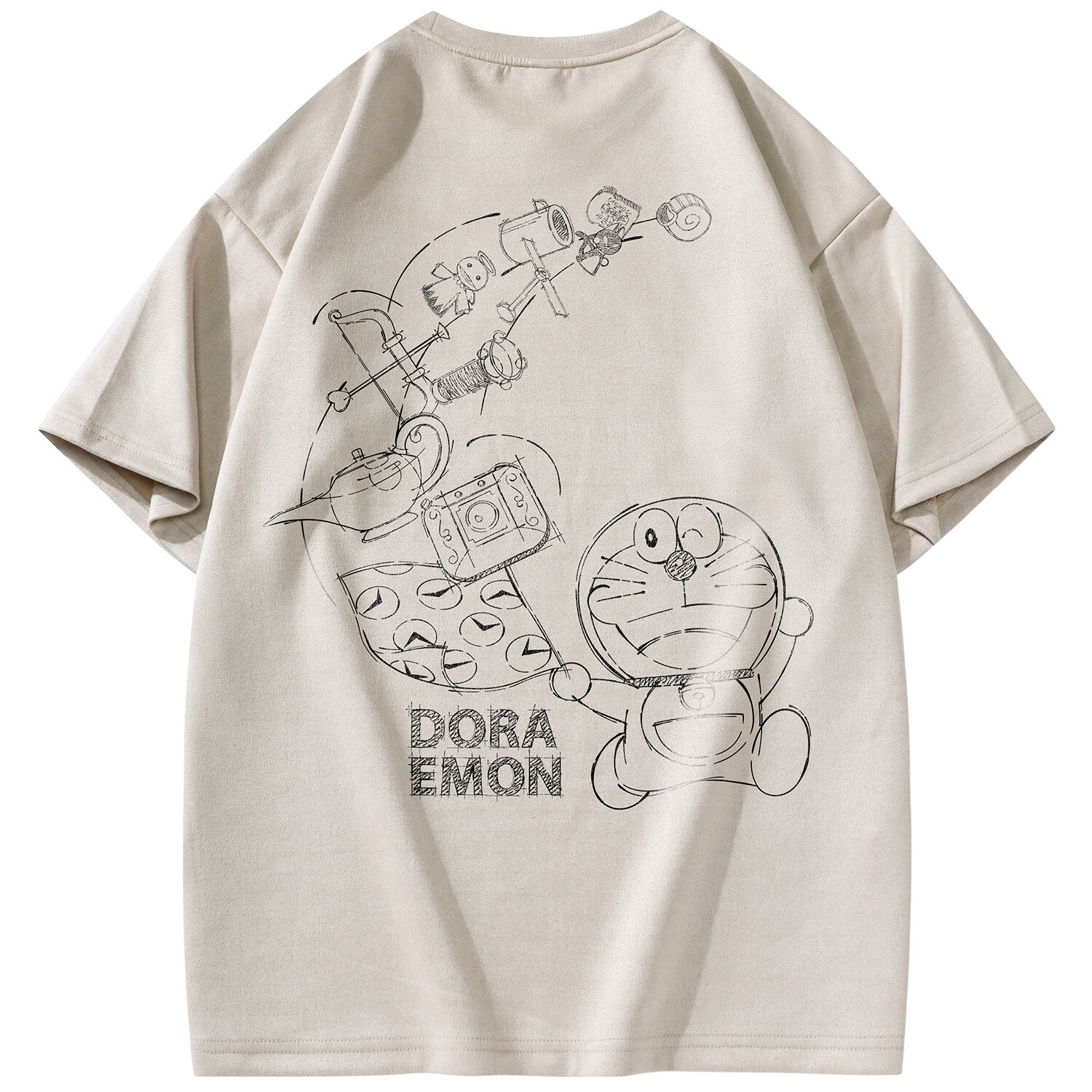 

Футболка унисекс Doraemon, Черный