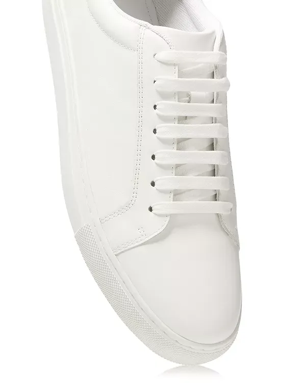 Модные кроссовки на шнуровке The Men'S Store At Bloomingdale'S, White/Navy — фото 4