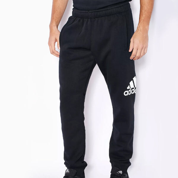 Спортивные штаны adidas Logo Training Fleece Lined Stay Warm Sports Knit Long Pants Black, черный — фото 4