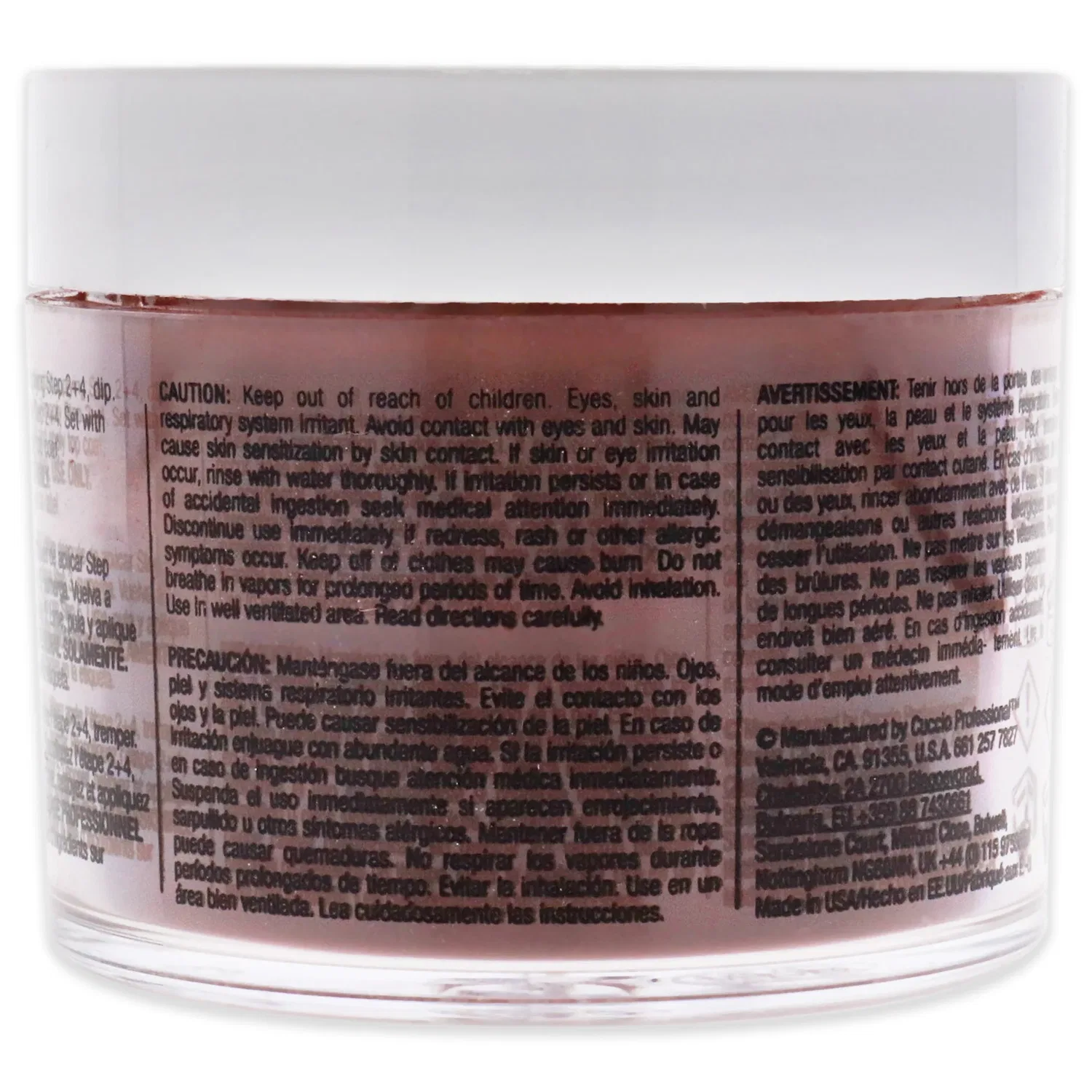 Система для наращивания ногтей Pro Powder Polish Nail Colour Dip System - Smore Please от Cuccio Colour для женщин - 1,6 унции (47 г) пудры для ногтей, коричневый — фото 2