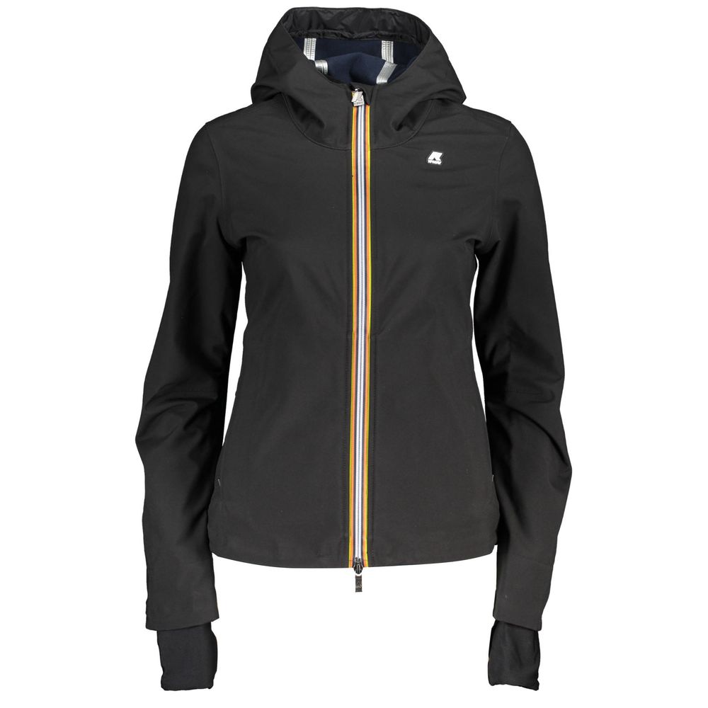 

Черная куртка из полиэстера K-Way, черный