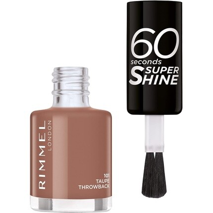 

Лак для ногтей 60 Seconds Super Shine — 101 Taupe, 8 мл, Rimmel