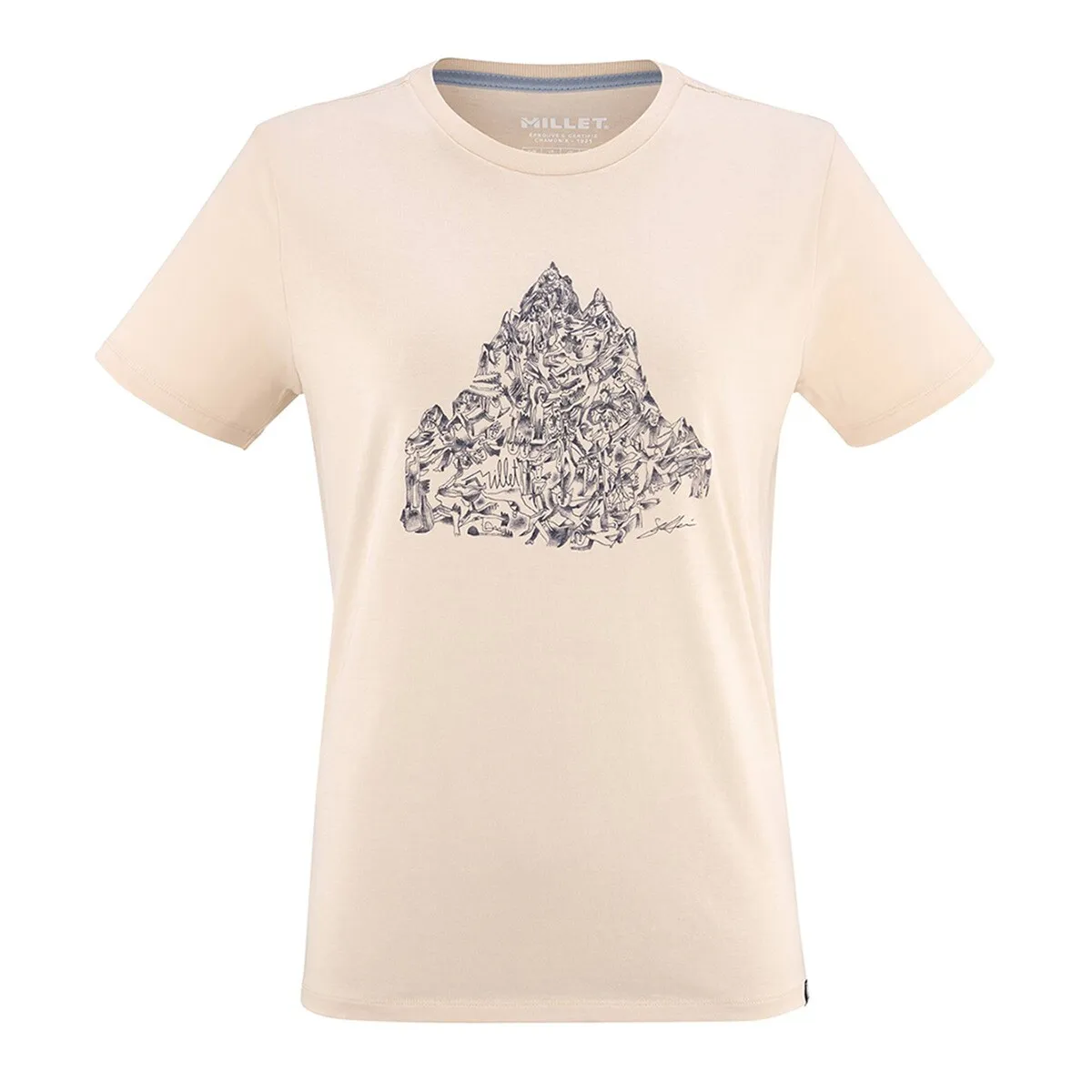 

CIMAÏ COLLAB TS SS W Женская футболка Millet, бежевый
