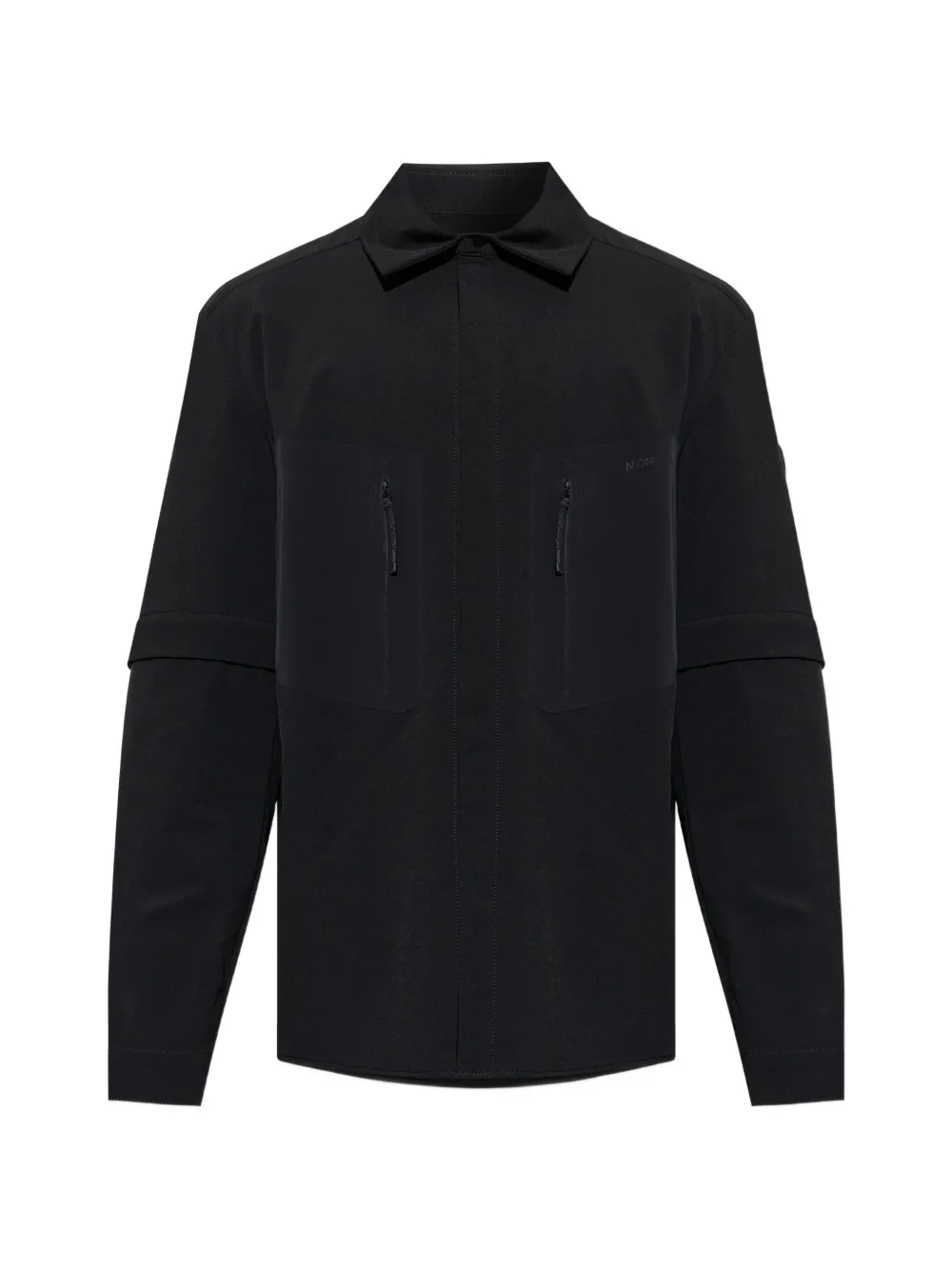 

Рубашка-куртка с карманом на молнии Moncler, черный