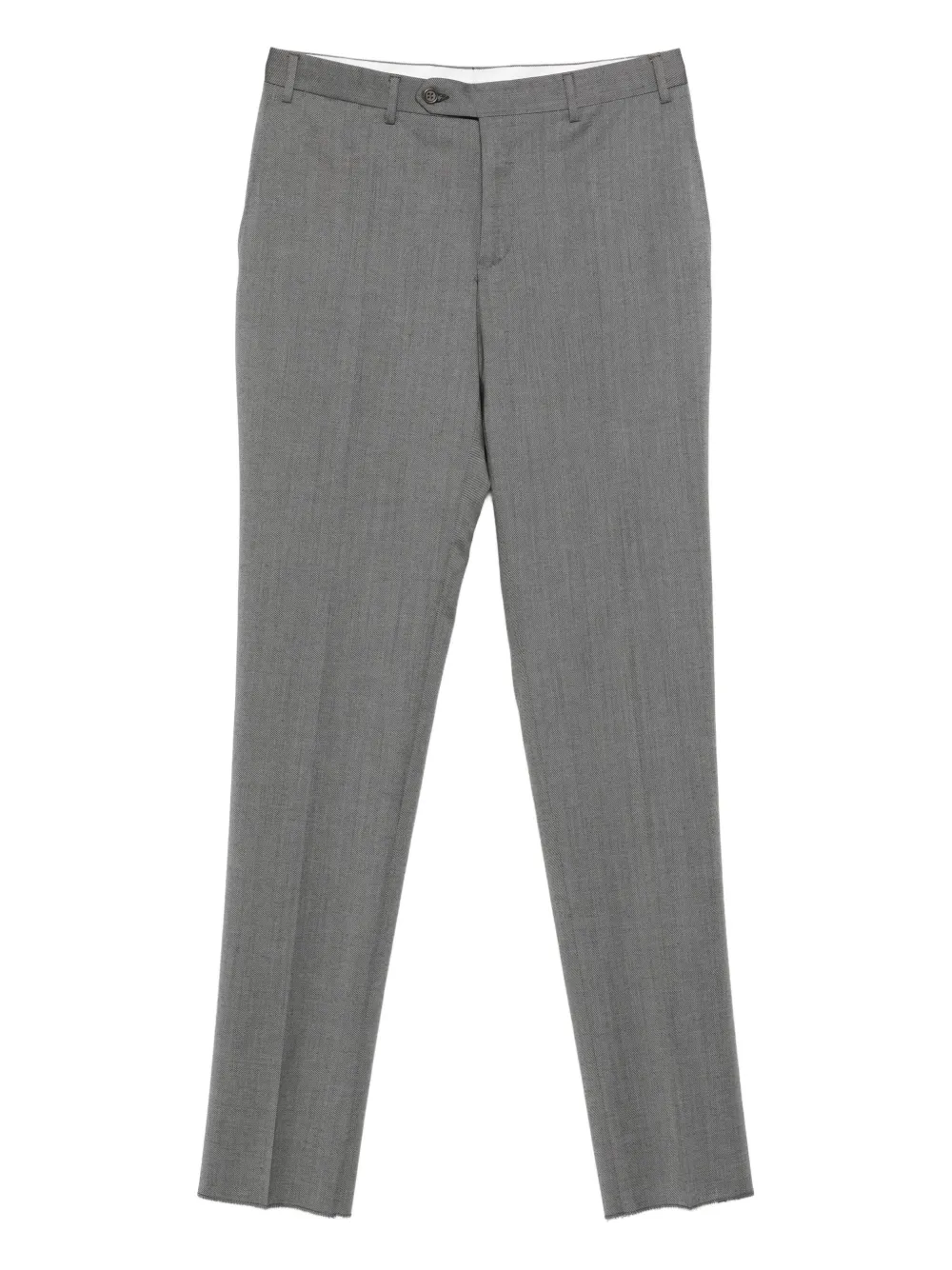 

Шерстяные брюки с бахромой Canali, серый