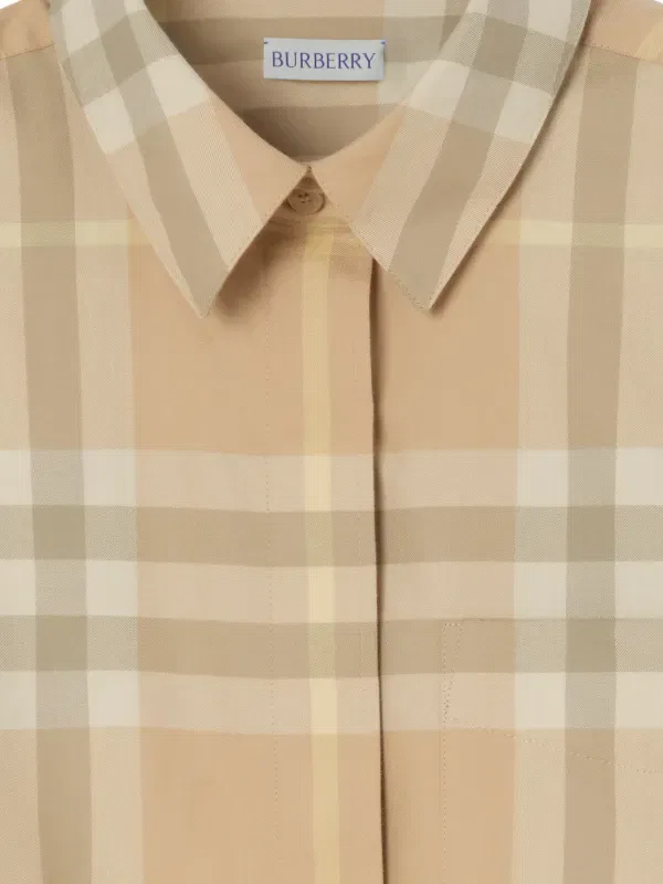 Платье-рубашка Burberry, женское, нейтральный — фото 2