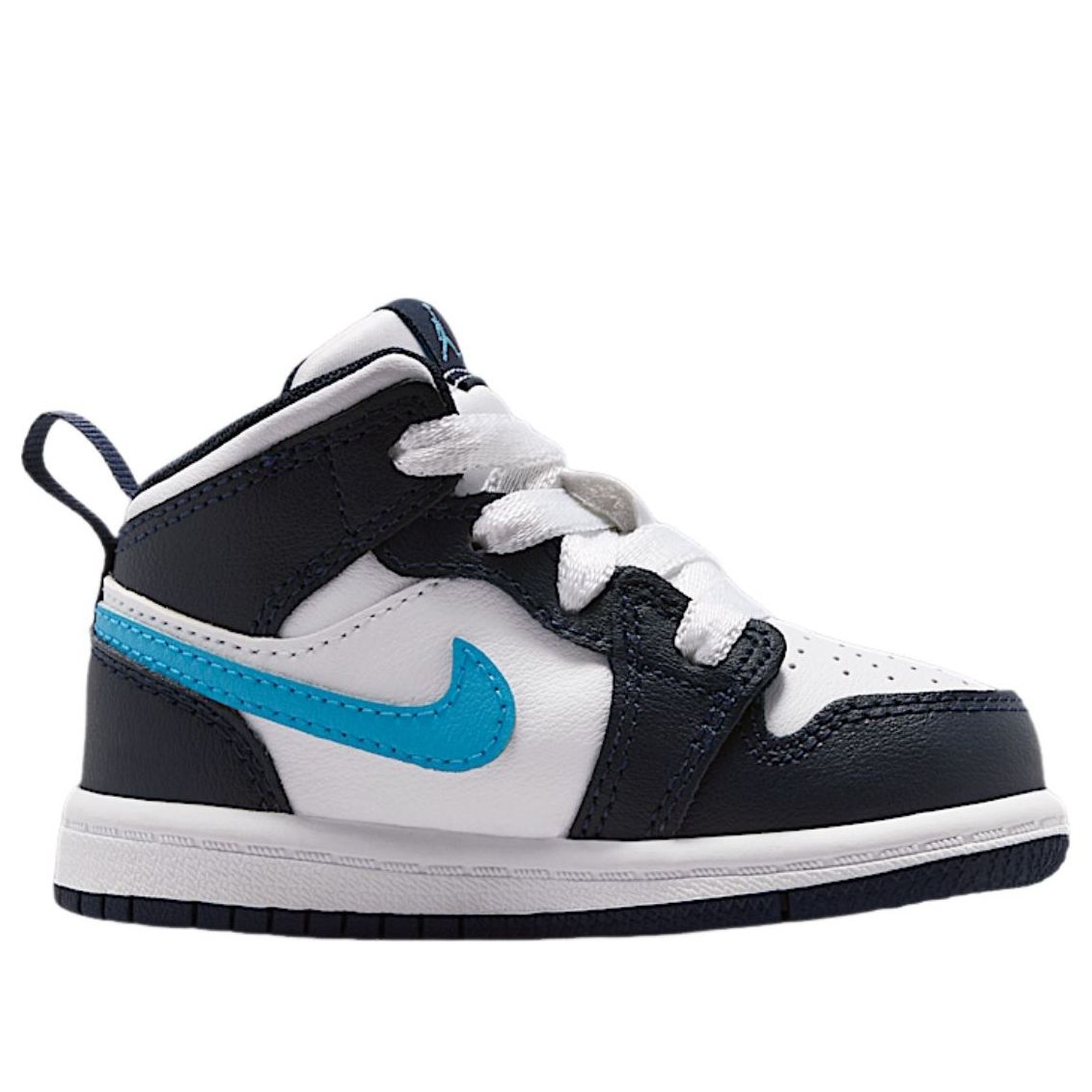(TD) Air Jordan 1 Mid 'Obsidian Dark Powder Blue' — фото 2