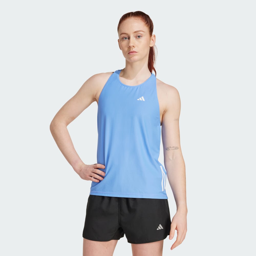 

Спортивный топ Adidas Own The Run Tank Top, цвет Blue Fusion