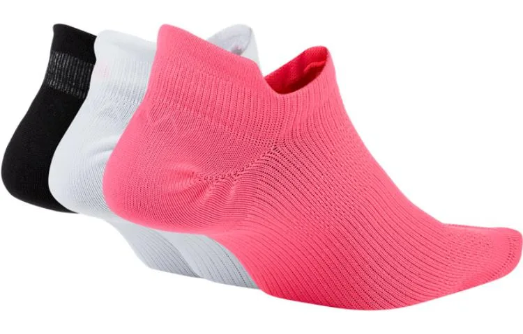 Женские носки Nike, 3 Pack (Black (White)+White+White (Black)) — фото 3