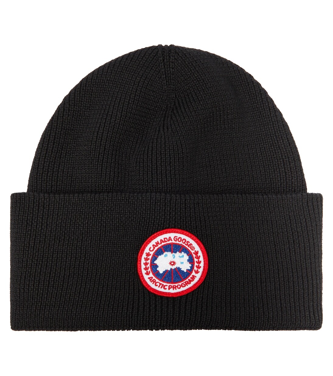 

Шерстяная шапка Canada Goose Kids, черный