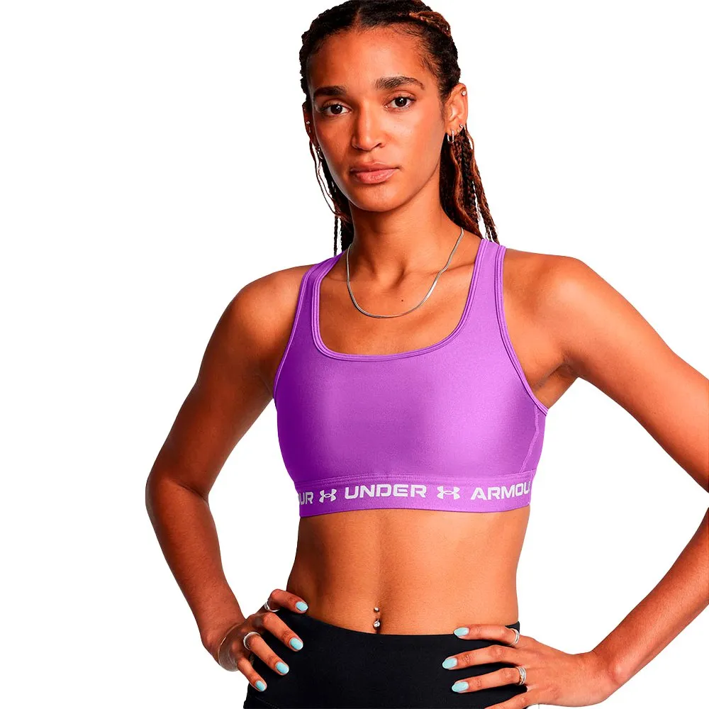 

Спортивный топ Under Armour Crossback medium support, фиолетовый