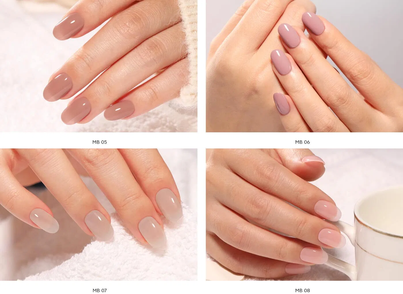 Гель-лак для ногтей «Ridge Filler Base Coat MB02 Nude» от BLUESKY, 10 мл Bluesky — фото 2