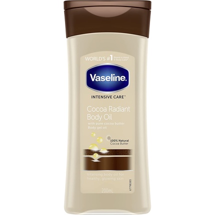 

Интенсивное масло для тела Cocoa Radiant с 100% натуральным маслом какао для сухой кожи 200 мл Vaseline