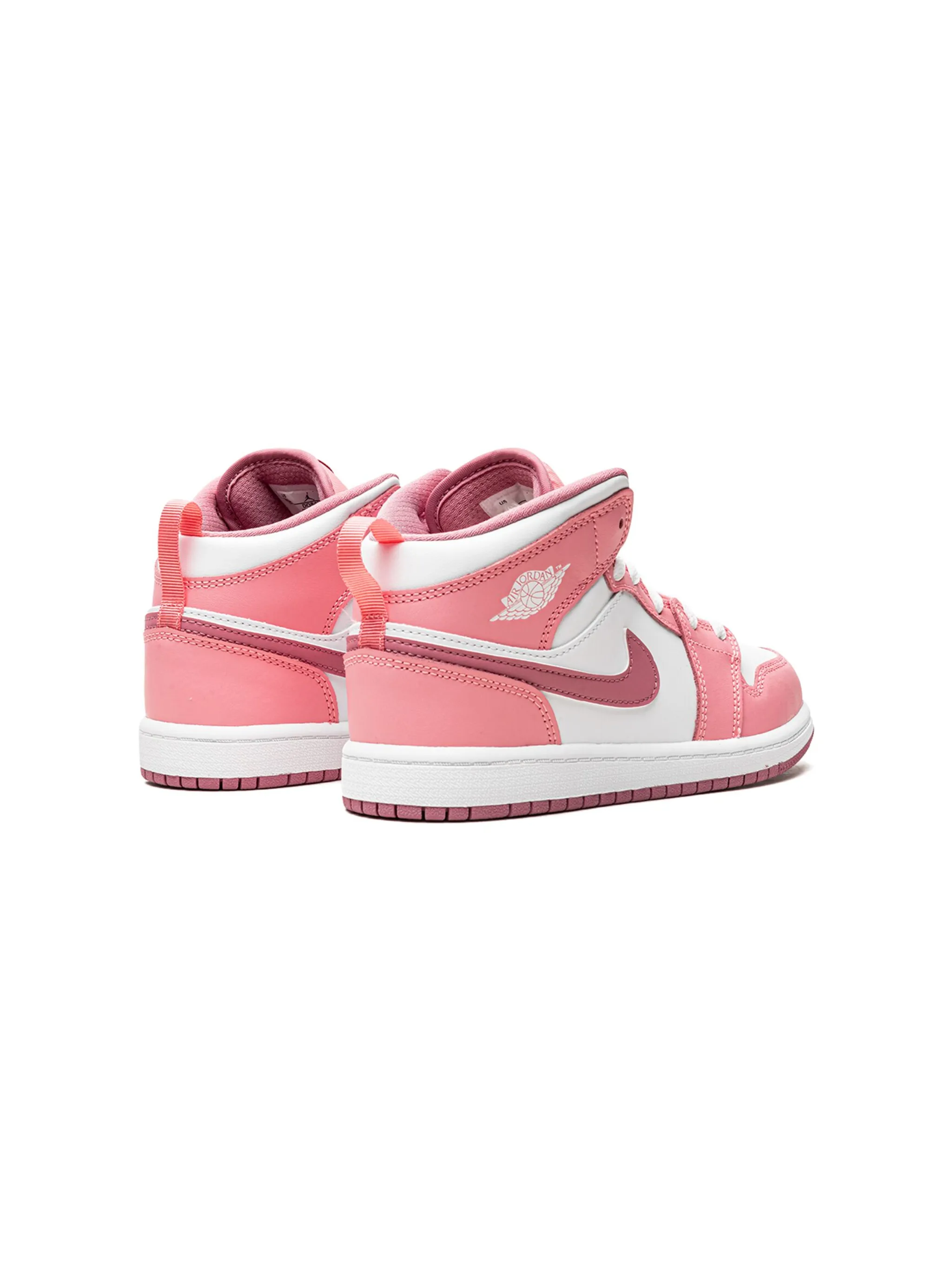 Кроссовки Air Jordan 1 Mid Valentines Day 2023 Jordan Kids, розовый — фото 3