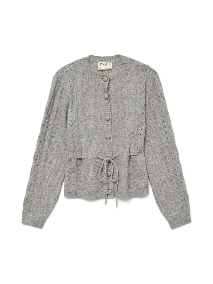 

Кардиган Vero Moda, светло-серый меланж
