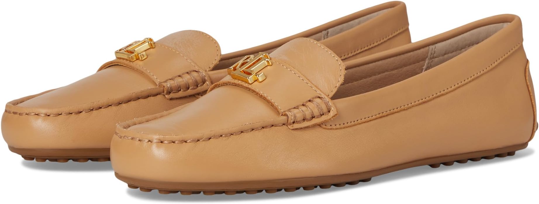 Лоферы Lauren Ralph Lauren Barnsbury Nappa Leather Driver, Buff
