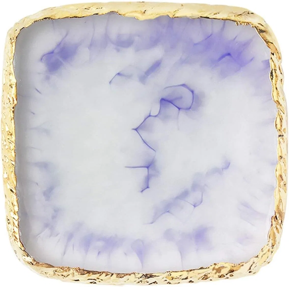 Палитра для ногтей Square Nail Palette zhengpingpai, 1 шт, 8.7x8.7 см, сливовый