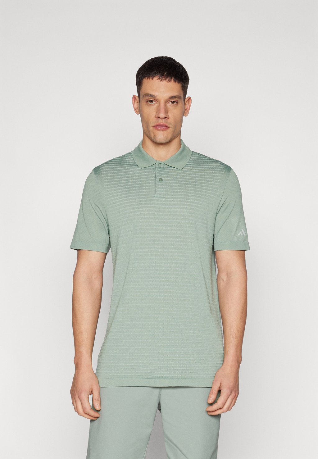 

Рубашка поло TOUR STRIPE adidas Golf, светло-зеленый
