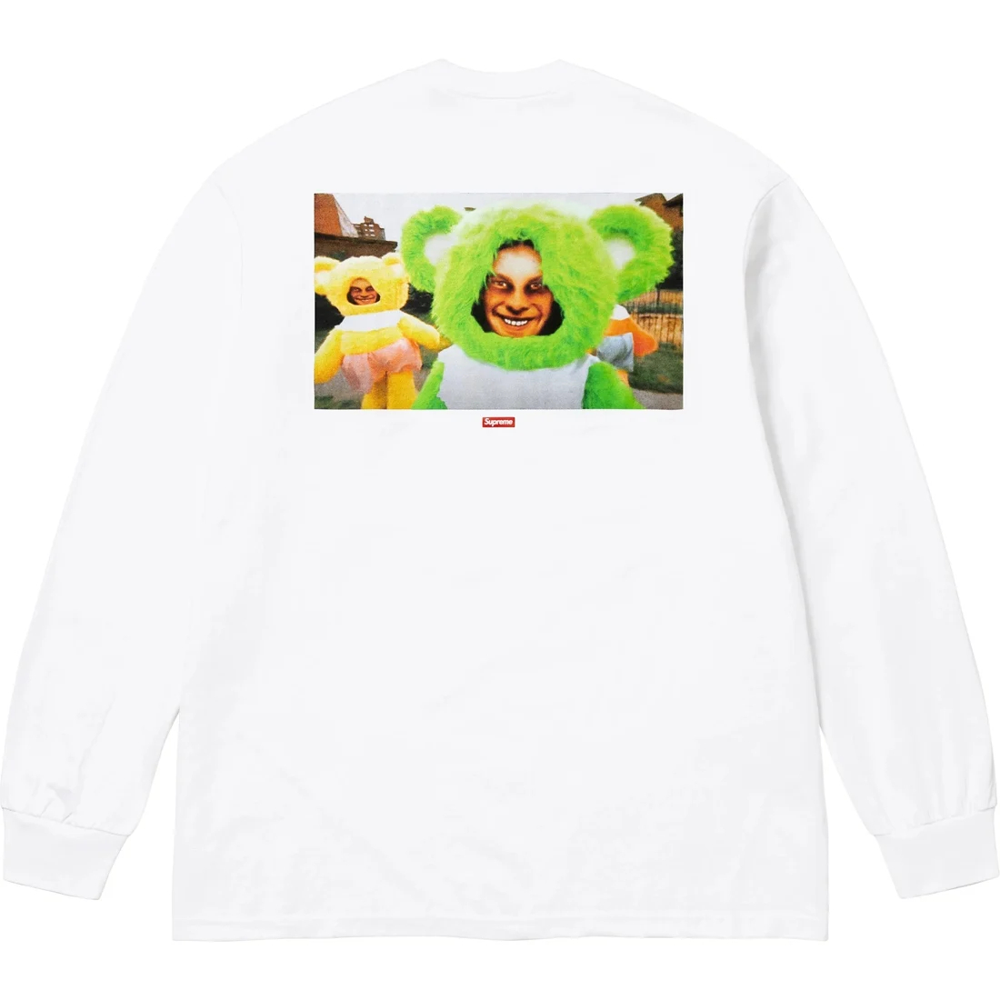 Футболка Aphex Twin Donkey Rhubarb с длинным рукавом Supreme, фиолетовый — фото 3