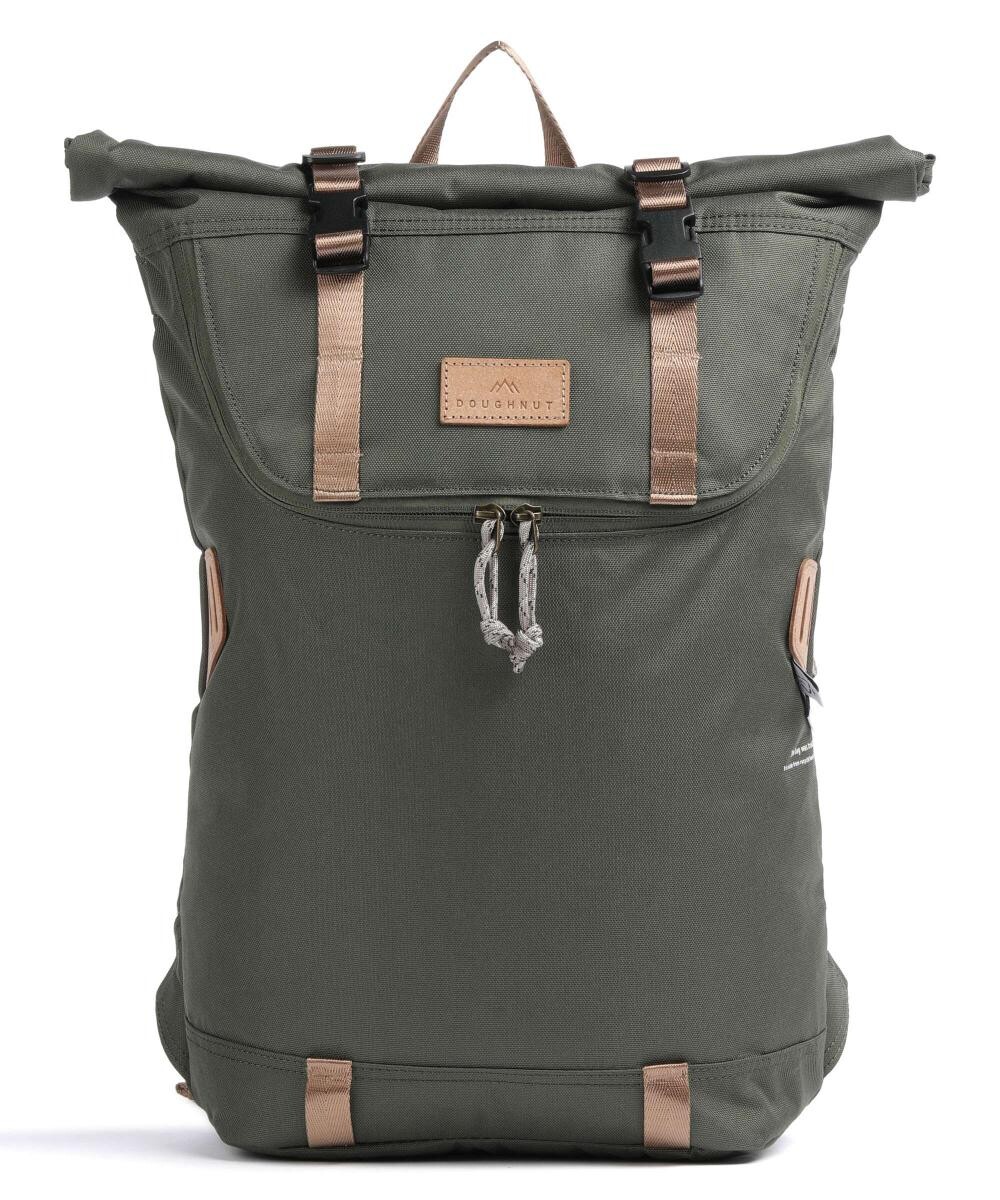 

Маленький рюкзак Reborn Christopher Rolltop 13 дюймов из переработанного полиэстера Doughnut, зеленый