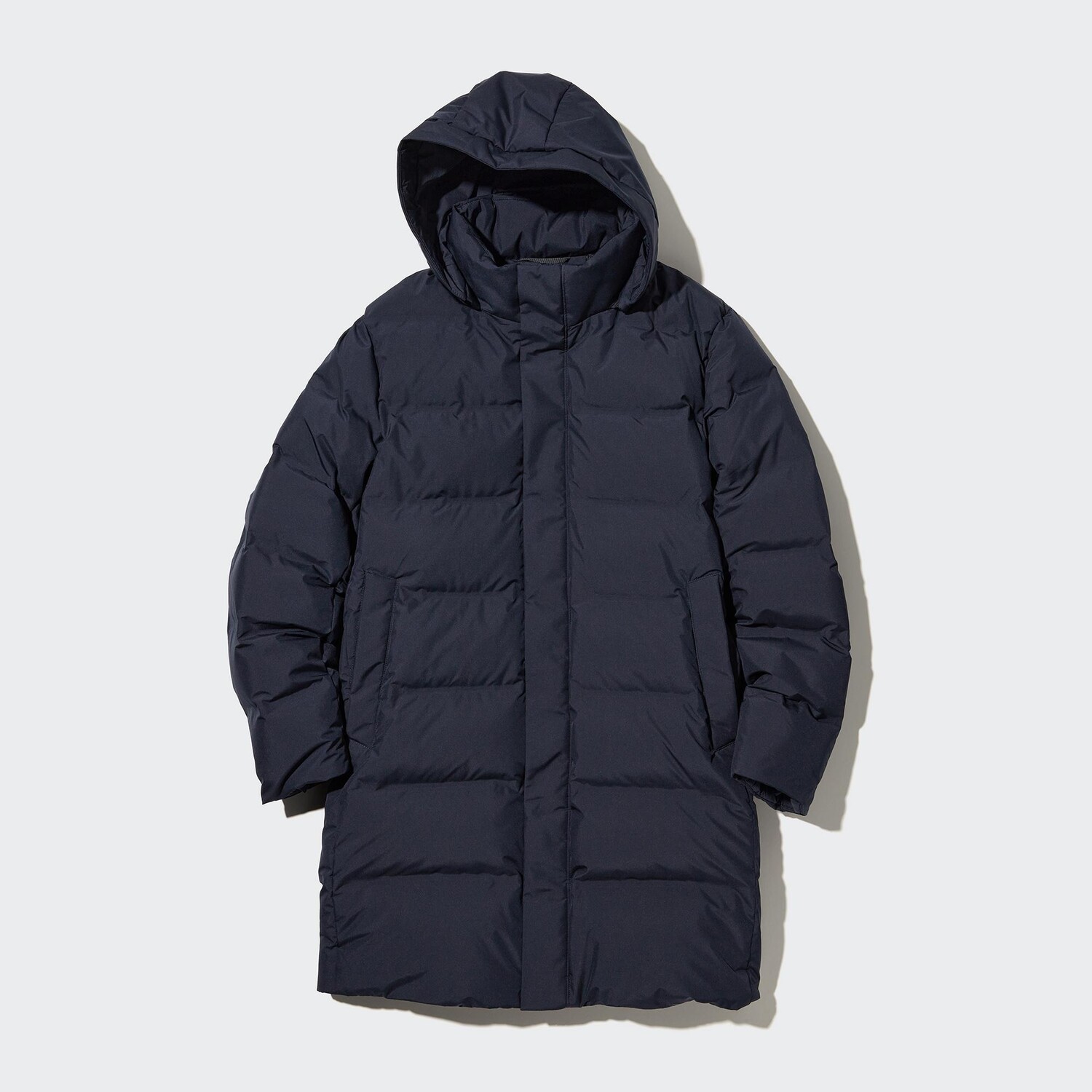 

Бесшовное пуховик UNIQLO, темно-синий