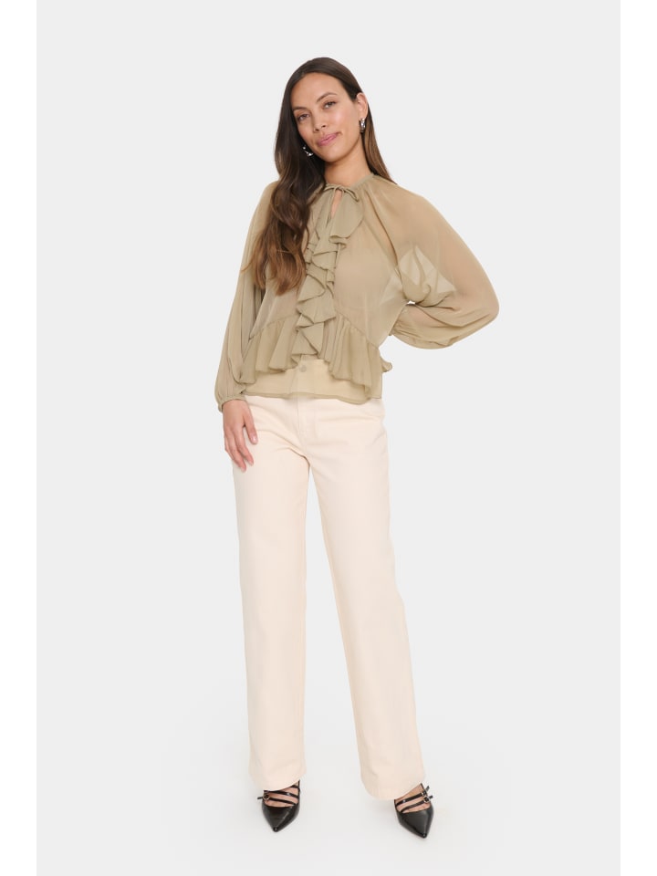 

Блузка JacelynSZ с длинными рукавами, свободного кроя, цвет Silver Sage SAINT TROPEZ