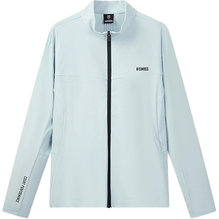 

K·SWISS Куртка KSWISS мужская светло-серо-голубая, Light Gray Blue