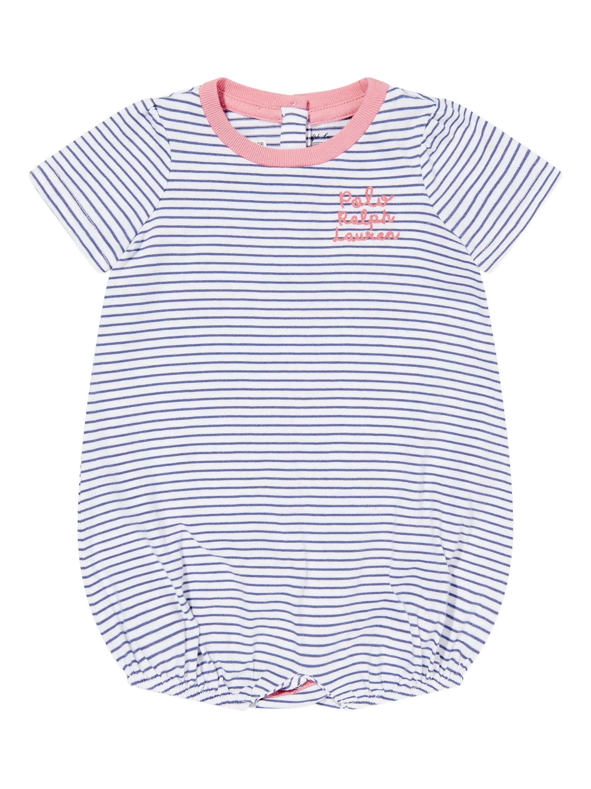 Ромпер из джерси в полоску Polo Ralph Lauren Kids, синий