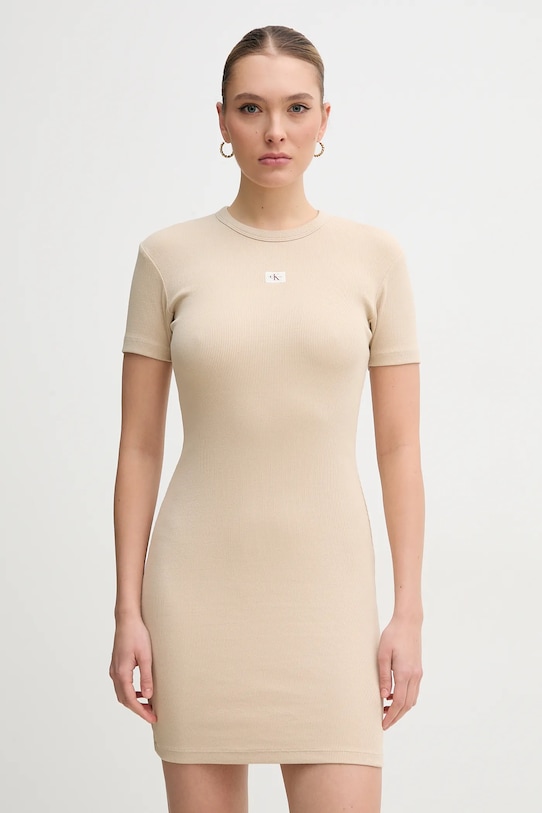 

Платье Calvin Klein Jeans, бежевый