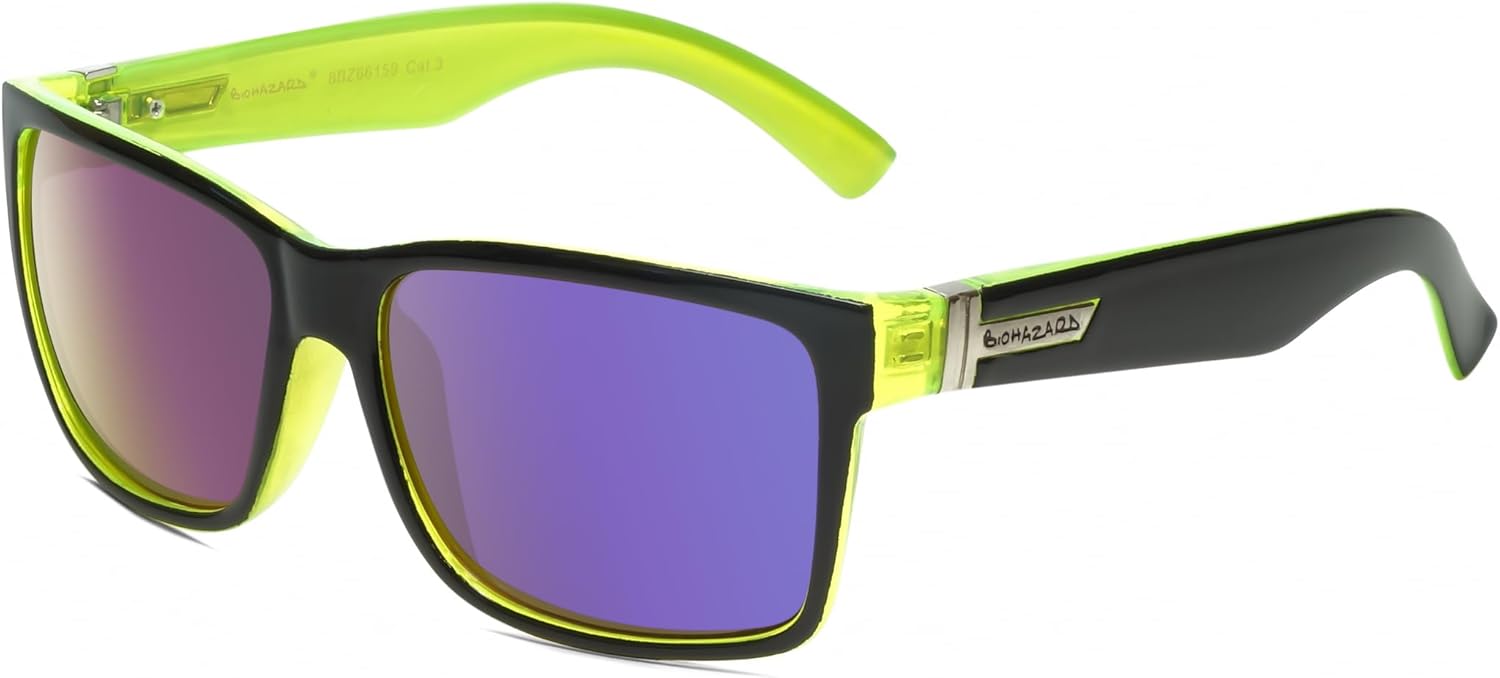 

Солнцезащитные очки Calabria 8BZ66159 квадратной формы с поляризацией, модные, стильные, для мужчин и женщин, с черным чехлом на завязках, Gloss Black Lime Green Crystal Silver