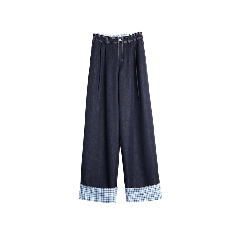 

ELLE Джинсы Women's Navy Blue Moderate Straight Fit