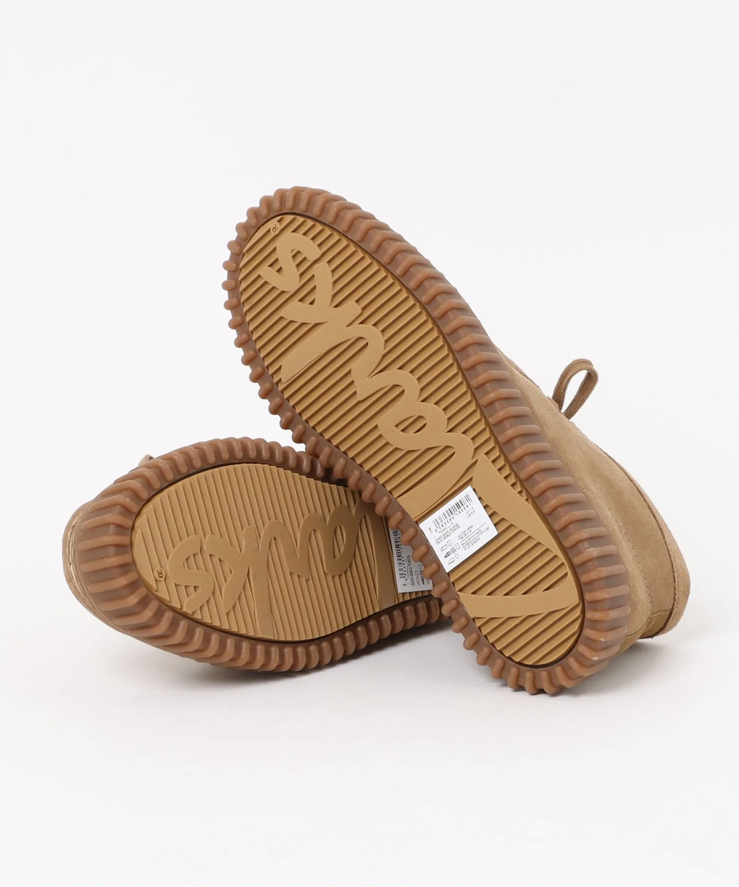 Мужские высокие мокасины с массивной подошвой TORHILL HI Clarks тёмно-бежевые — фото 3
