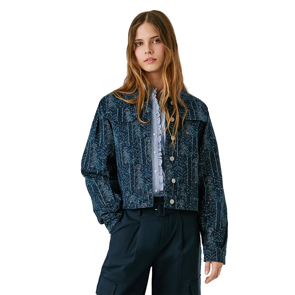 

Куртка Pepe Jeans Tina Print, синий