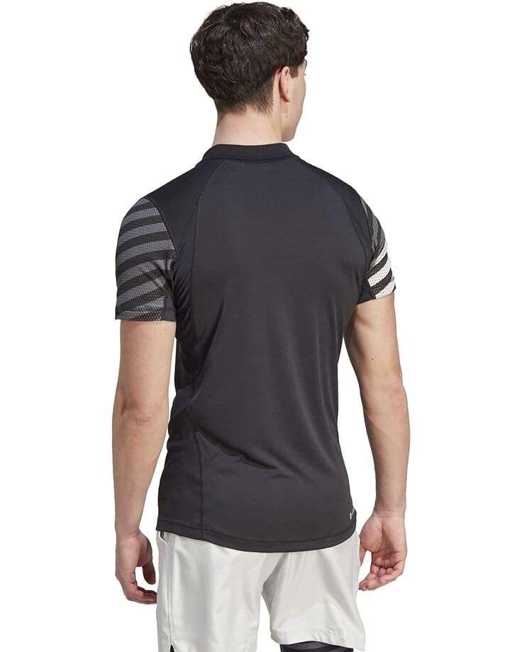 

Поло Adidas Tennis New York Heat.RDY Freelift Polo Shirt, черный