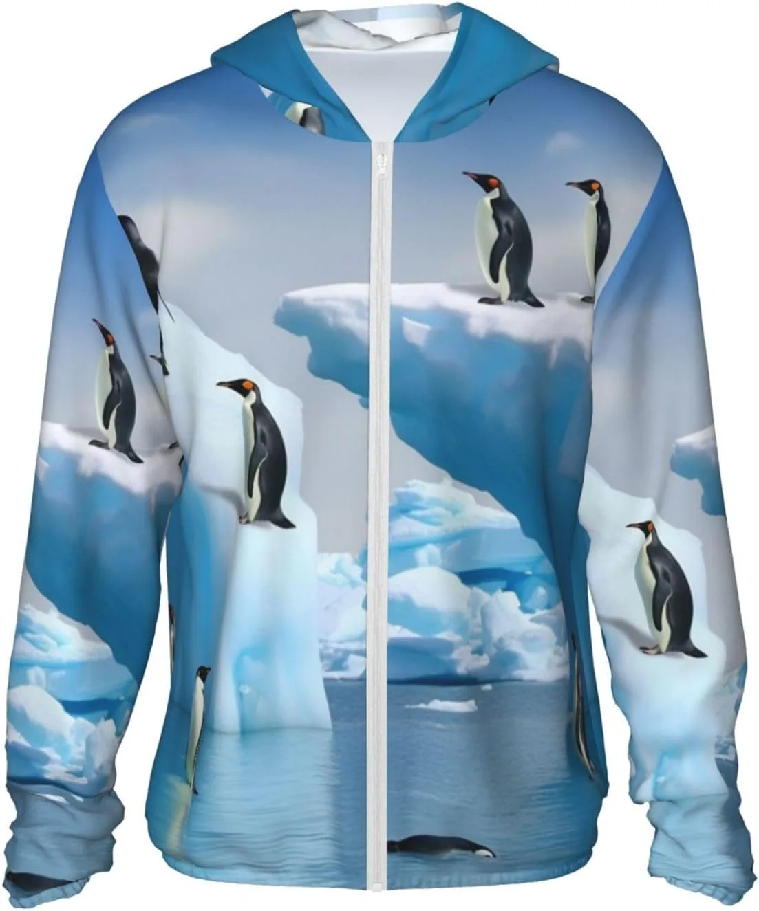 

Мужская футболка от солнца Penguins On The Iceberg UPF 50+ NBSKSDLK