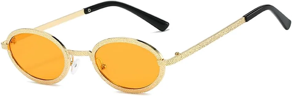 

Винтажные овальные металлические солнцезащитные очки для женщин и мужчин в стиле ретро, ​​для рыбалки, вождения, с защитой от УФ-излучения UV400 KTUCN, 07