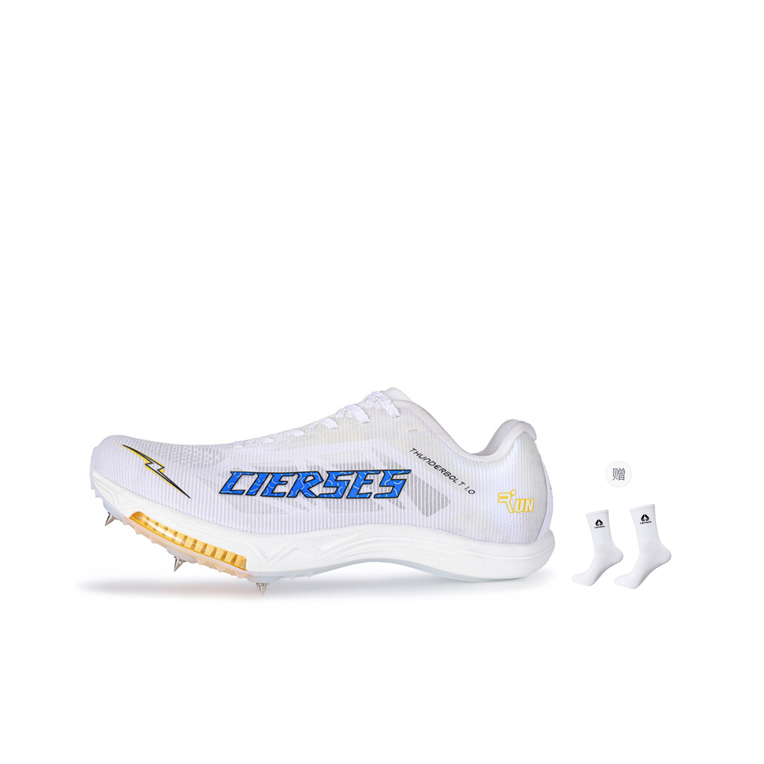 

Амортизация нескользящие устойчивые к истиранию дышащие поддержка ударопрочные кроссовки low top unisex CIERSES, белый Comes with Socks