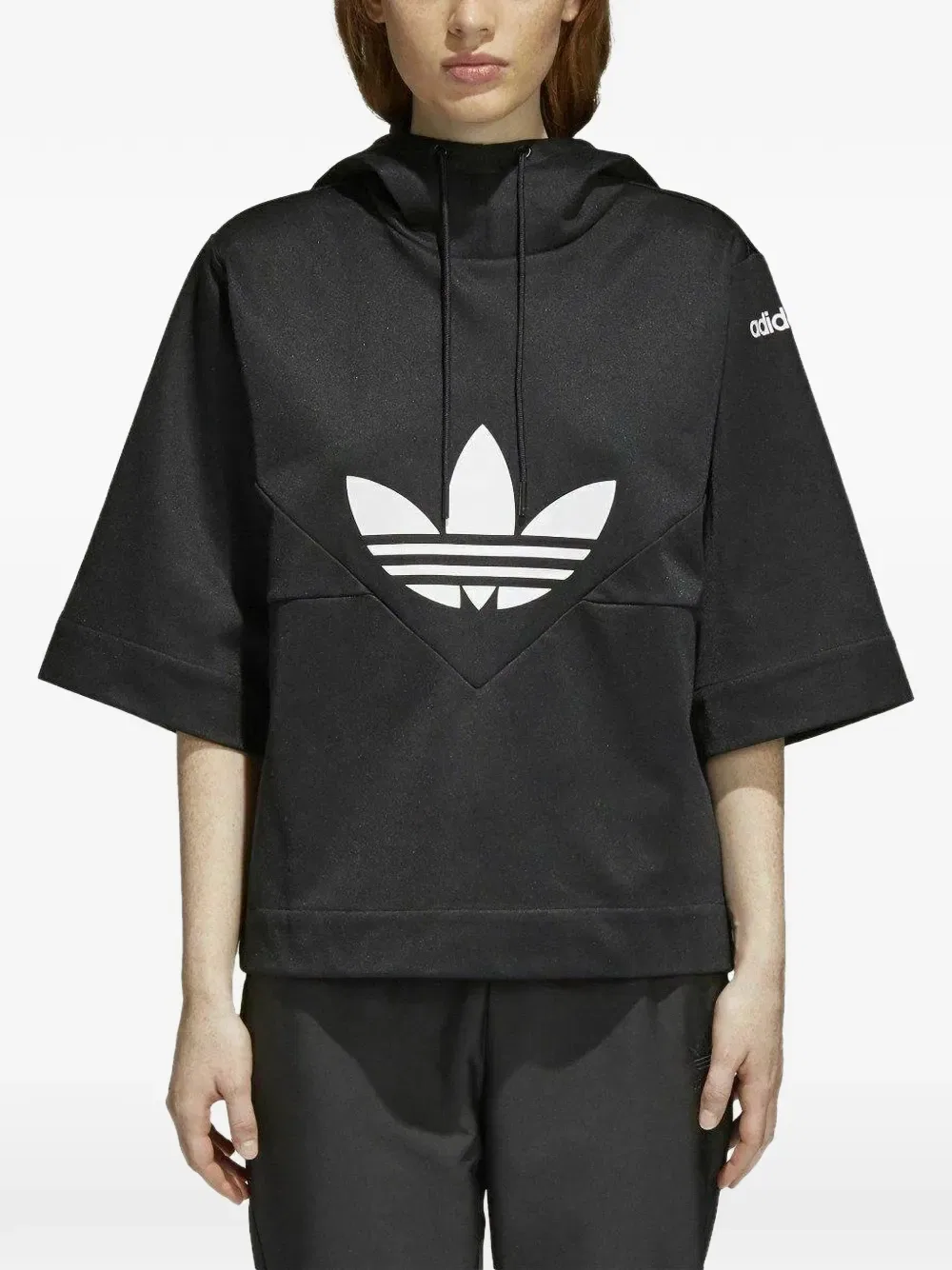 Худи Clrdo с логотипом Adidas, черный