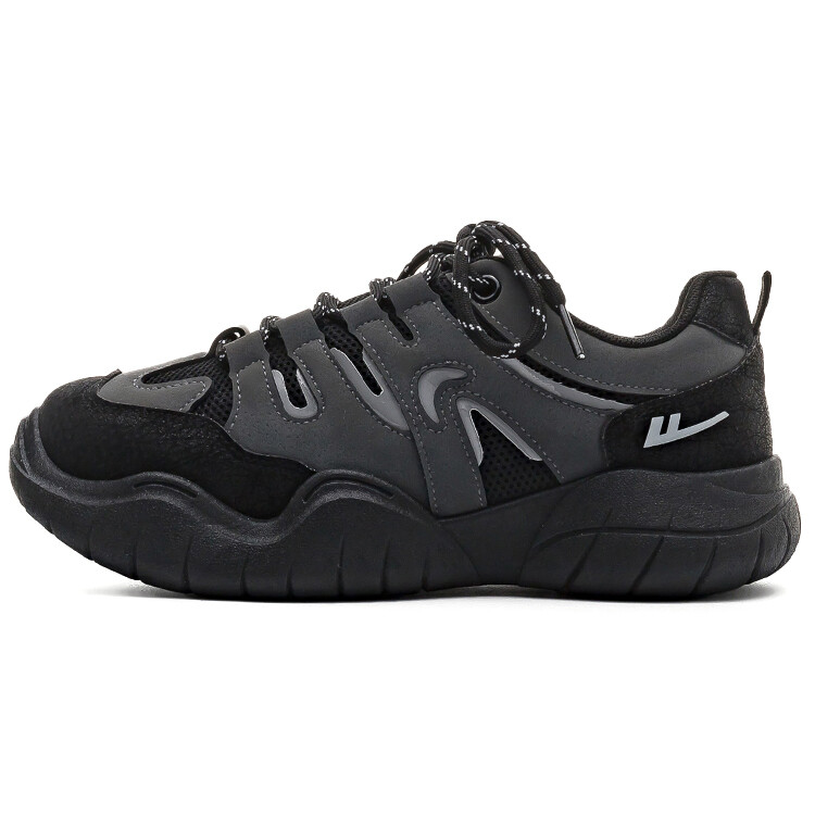 

Кроссовки WARRIOR Chunky Sneakers Women's Low-top Dark Gray, черный/серый