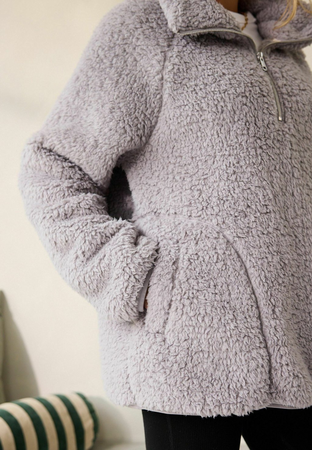 

Флисовый джемпер HALF ZIP Next, серый